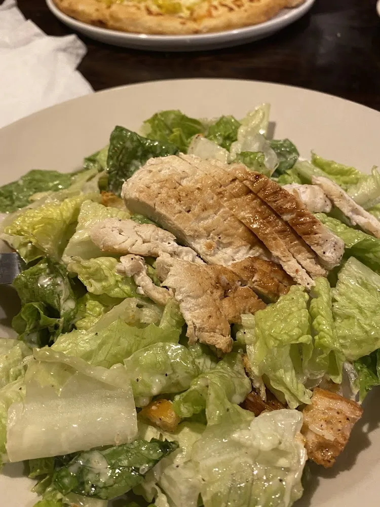 Caesar Salad with Salmon