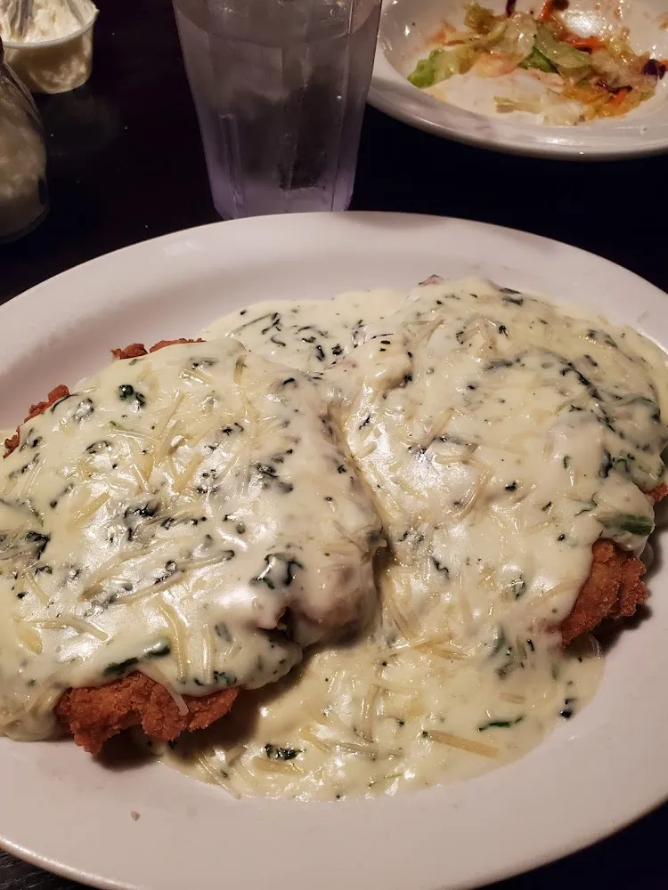 Crispy Chicken Florentine